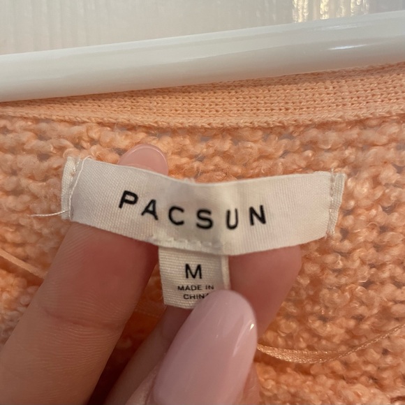 Peach colored PacSun sweater - Picture 3 of 4